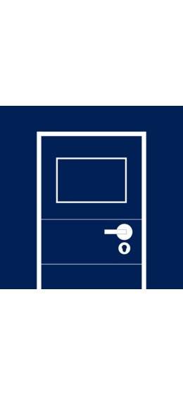 Portes Rainurées Oculus